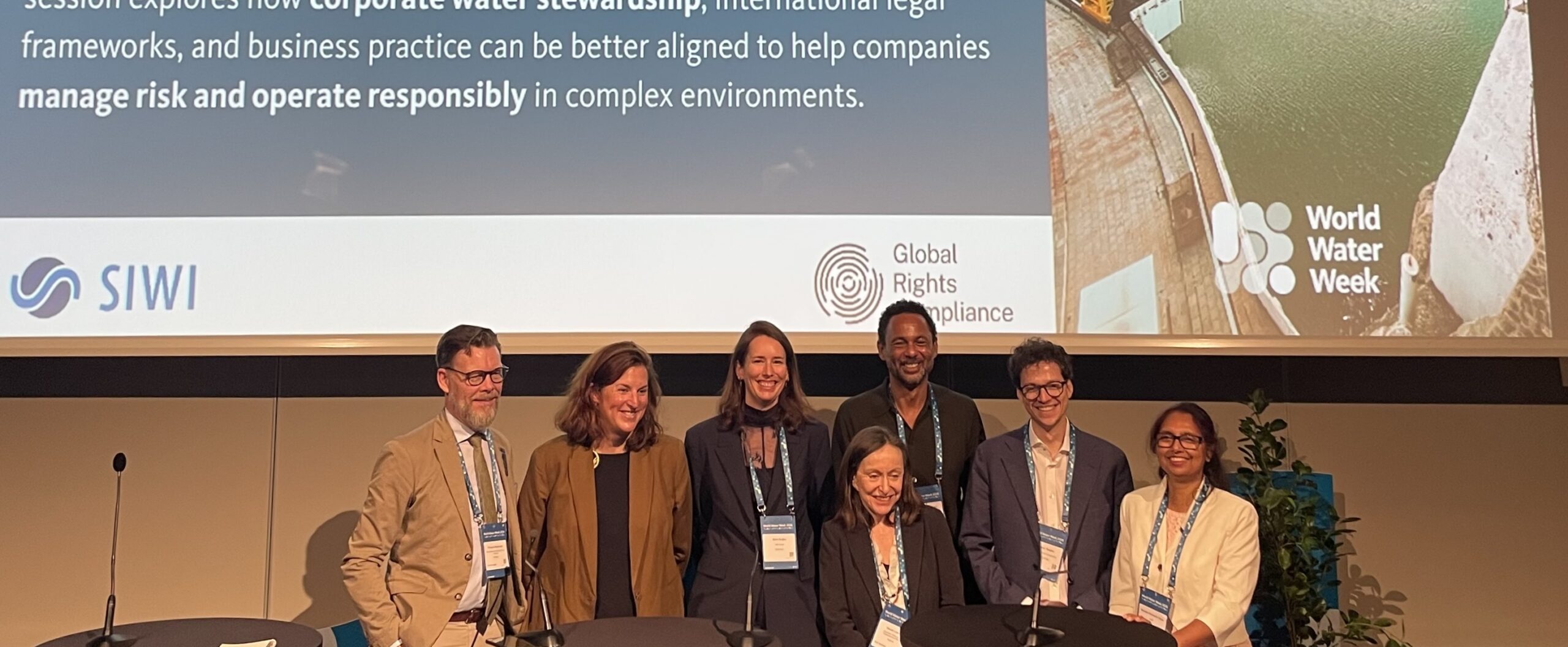 GRC Co-Hosted World Water Week 2026 Session on Conflict-Sensitive Corporate Water Stewardship insight post image